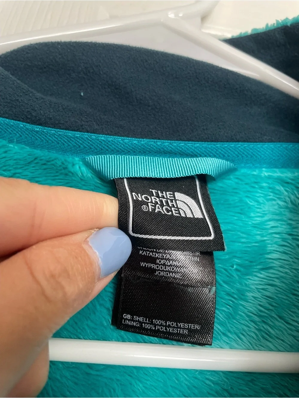 The North Face Women’s size Medium Teal Fleece Jacket